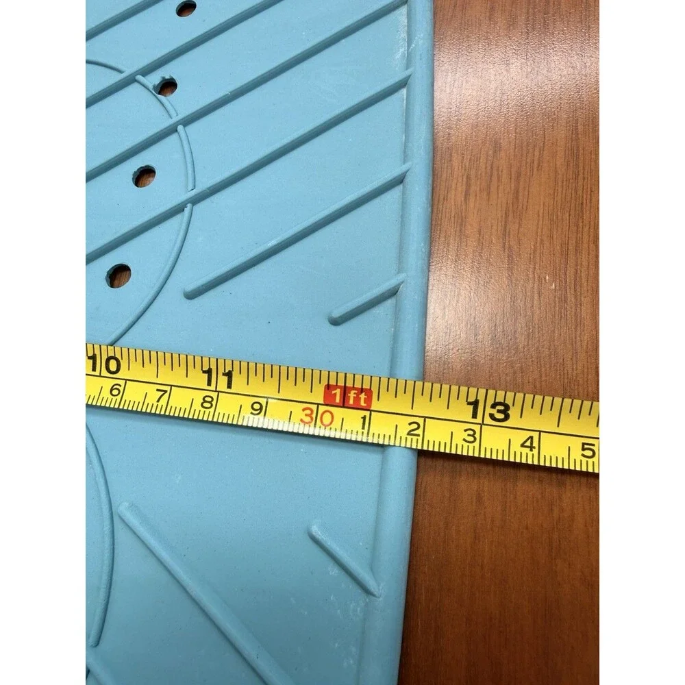 Vintage Better Home Rare Mint Green Rubber Sink Mat  Strainer mat 1996